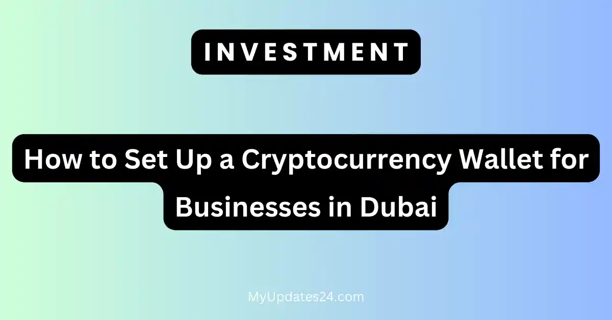 How to Set Up a Cryptocurrency Wallet for Businesses in Dubai